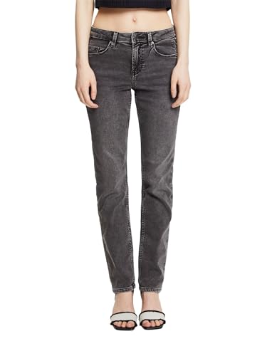 ESPRIT Damen 992EE1B365 Jeans, 912/BLACK MEDIUM WASH, 28/32 von ESPRIT