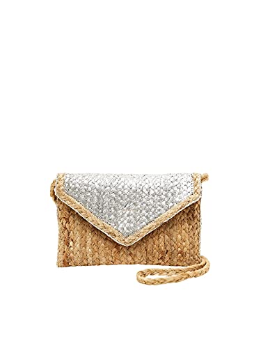 ESPRIT Envelope-Tasche aus Jute von ESPRIT