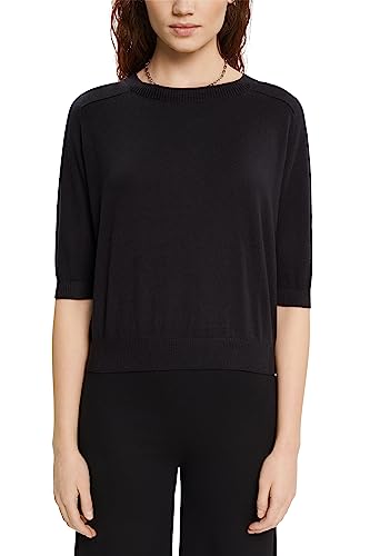 ESPRIT Damen 013EE1I307 Pullover, 001/BLACK, XS von ESPRIT