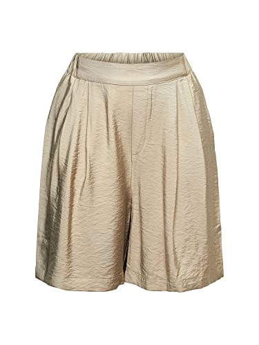 ESPRIT Damen Shorts 072ee1c302, Pale Khaki, 34 von ESPRIT