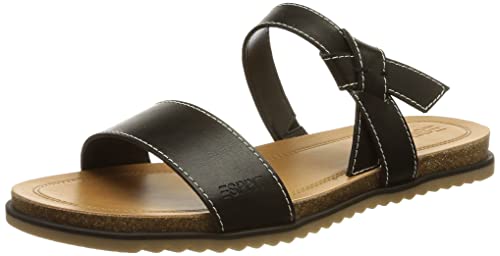 ESPRIT Damen modischer Slipper, 001 Black 1, 39 EU von ESPRIT