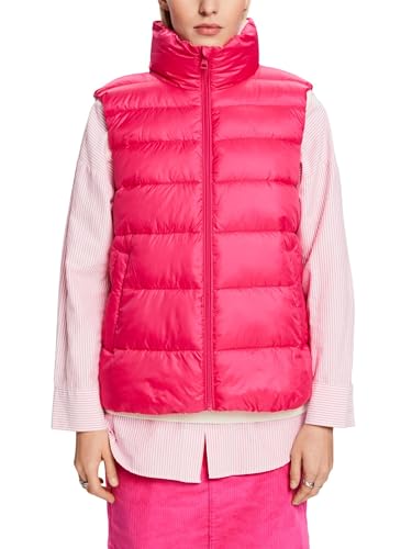 ESPRIT Damen 014ee1h301 Weste, 660/Pink Fuchsia, XL von ESPRIT