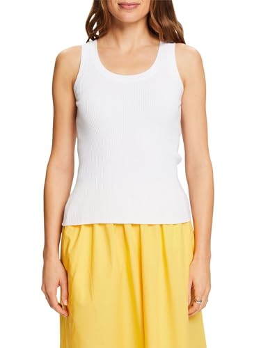 ESPRIT Damen 044ee1i301 Pullover, Weiß, M EU von ESPRIT