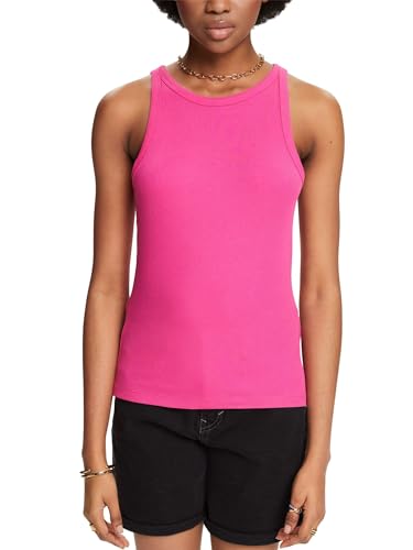 ESPRIT Damen 993ee1k343 T-Shirt, 660/Pink Fuchsia, XXL von ESPRIT