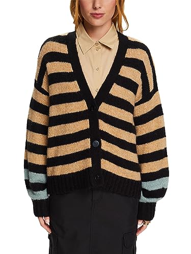 ESPRIT Gestreifter Cardigan aus Wollmix von ESPRIT