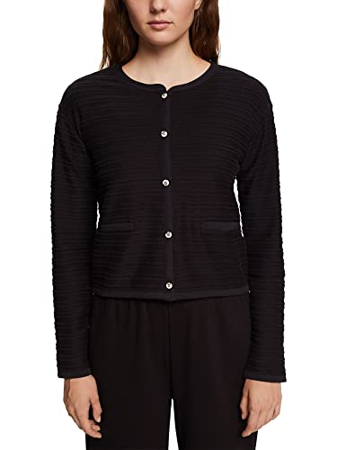 ESPRIT Gestreifter Cardigan mit Strukturmuster von ESPRIT