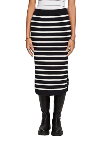 ESPRIT Damen 024ee1d304 Rock, 002/Black, XS von ESPRIT