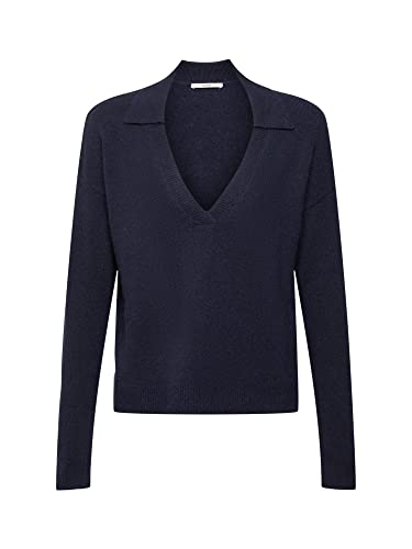 ESPRIT Damen 092EE1I313 Pullover, 400/NAVY, L von ESPRIT
