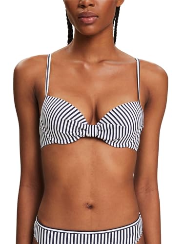 ESPRIT Gestreiftes Bikinitop mit wattierten Bügel-Cups von ESPRIT