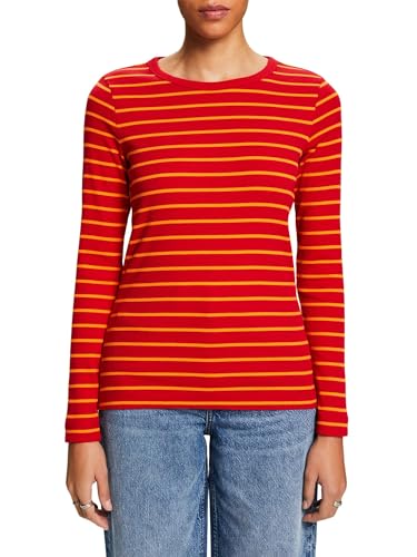 ESPRIT Damen 014ee1k309 T-Shirt, 630/Red, Medium von ESPRIT