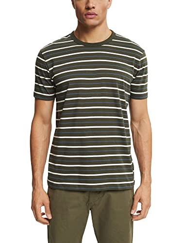 ESPRIT Herren 082EE2K319 T-Shirt, 357/DARK Khaki 3, S von ESPRIT