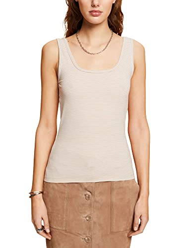 ESPRIT Damen 033ee1k343 T-Shirt, 287/Sand 3, L von ESPRIT