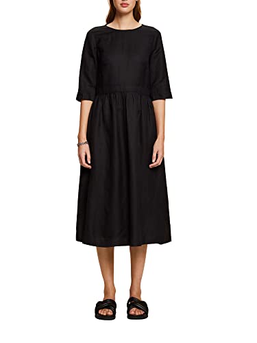 ESPRIT Damen 033ee1e321 Kleid, 001/Black, 34 von ESPRIT