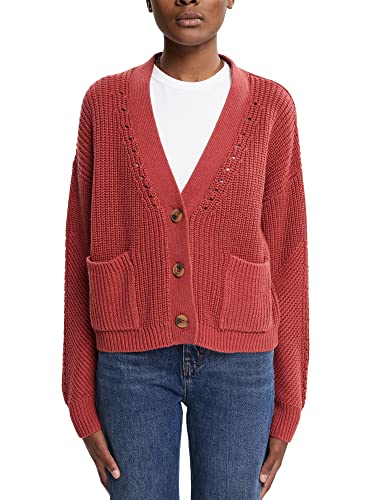 ESPRIT Grobstrick-Cardigan aus Baumwoll-Mix von ESPRIT