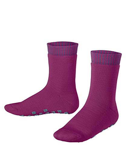 ESPRIT Haussocken Foot Logo Bio Baumwolle Kinder rosa lila viele weitere Farben verstärkte Hüttensocken ohne Muster atmungsaktiv Noppendruck rutschhemmend auf der Sohle 1 Paar von ESPRIT