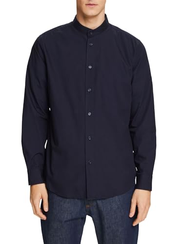 ESPRIT Herren 024ee2f303 Hemd, 400/Navy, M von ESPRIT