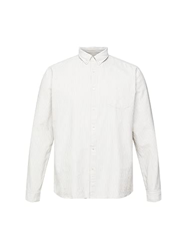 ESPRIT Herren 992ee2f303 Hemd mit Button Down Kragen, Pale Khaki, L EU von ESPRIT