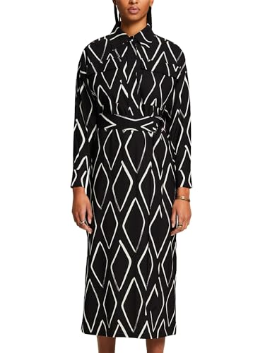 ESPRIT Hemdblusenkleid mit Print von ESPRIT