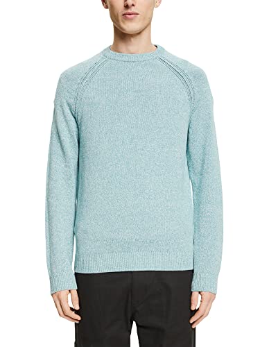 ESPRIT Herren 012ee2i301 Pullover, Turquoise, S EU von ESPRIT