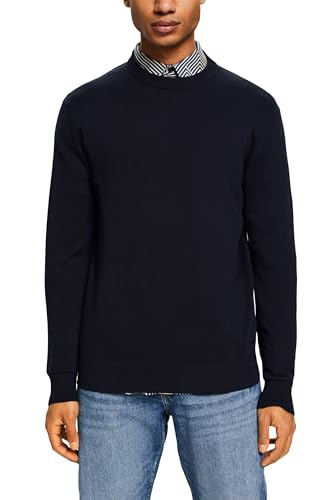 ESPRIT Herren 014EE2I312 Pullover, 400/NAVY, Large von ESPRIT