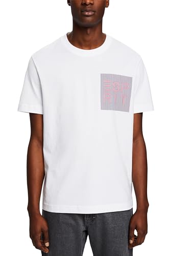 ESPRIT Herren 014EE2K315 T-Shirt, 100/WHITE, XXL von ESPRIT