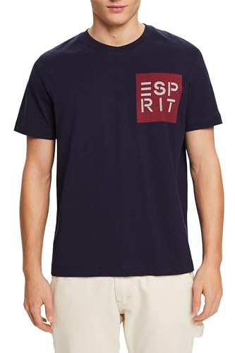 ESPRIT Herren 014ee2k315 T-Shirt, 400/Navy, XXL von ESPRIT