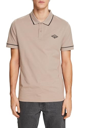 ESPRIT Herren 024EE2K310 Polohemd, 260/LIGHT Taupe, L von ESPRIT