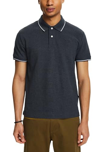 ESPRIT Herren 024EE2K333 Polohemd, 001/BLACK, L von ESPRIT