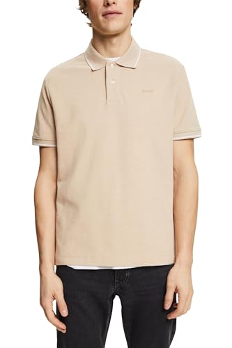 ESPRIT Herren 024EE2K333 Polohemd, 270/BEIGE, XXL von ESPRIT