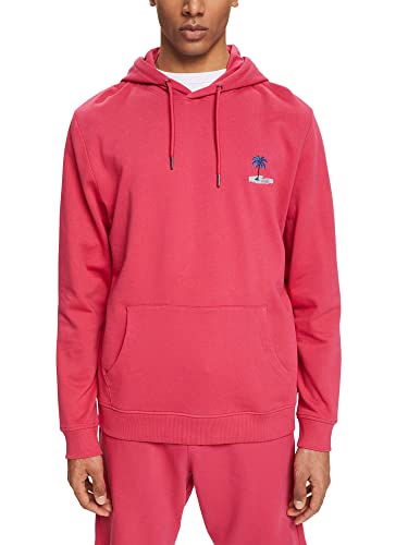 ESPRIT Herren 042CC2J302 Sweatshirt, 650/DARK PINK, Normal von ESPRIT