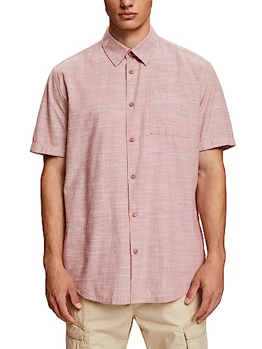 ESPRIT Herren 043CC2F307 Hemd, 675/DARK Old PINK, XS von ESPRIT