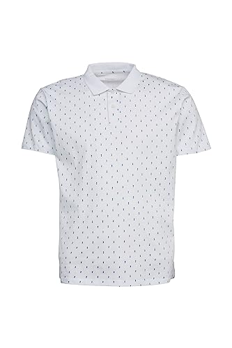 ESPRIT Herren 043CC2K311 Polohemd, 100/WHITE, L von ESPRIT