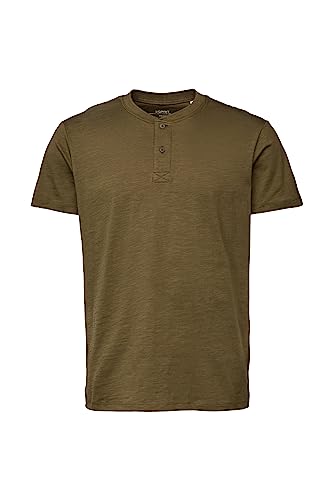 ESPRIT Herren 043EE2K309 T-Shirt, 350/KHAKI Green, M von ESPRIT