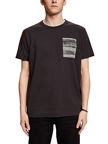 ESPRIT Herren 043EO2K305 T-Shirt, 010/ANTHRACITE, XS von ESPRIT