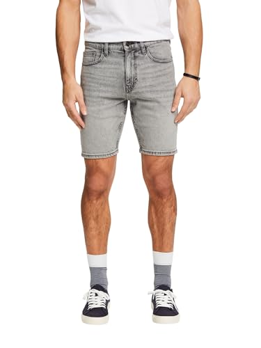ESPRIT Herren 044ee2c307 Jeans-Shorts, 922/Grey Medium Wa, 31 von ESPRIT