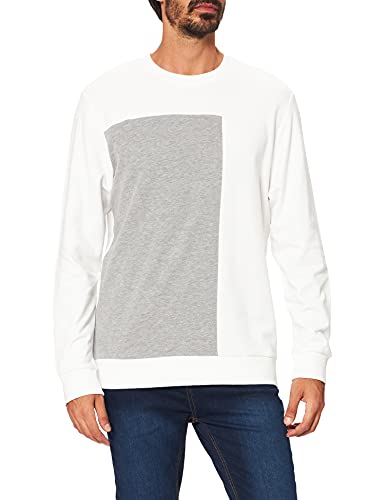 ESPRIT Herren 081CC2J306 Sweatshirt, 110/OFF White, L von ESPRIT