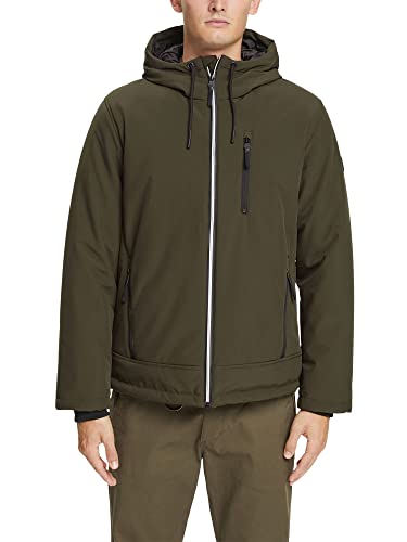 ESPRIT Herren 082EE2G307 Jacke, 355/DARK Khaki, S von ESPRIT