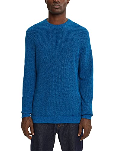 ESPRIT Herren 082EE2I301 Pullover, 454/PETROL Blue 5, M von ESPRIT