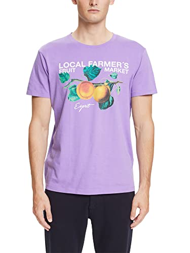 ESPRIT Herren 082EE2K308 T-Shirt, 560/LILAC, M von ESPRIT