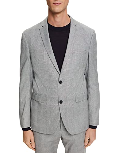 ESPRIT Herren 082EO2G317 Blazer, 042/LIGHT Grey 3, 46 von ESPRIT