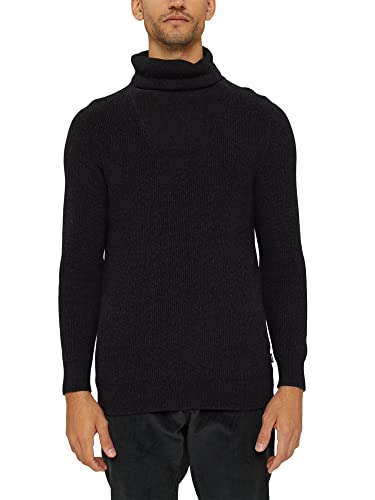 ESPRIT Herren 091EE2I305 Pullover, 001/BLACK, S von ESPRIT