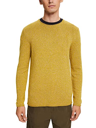 ESPRIT Herren 092EE2I301 Pullover, 769/DUSTY Yellow 5, M von ESPRIT