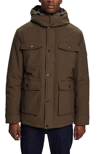 ESPRIT Herren 093EE2G306 Jacke, 356/DARK Khaki 2, L von ESPRIT