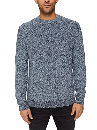 ESPRIT Herren 101EE2I301 Pullover, 400/NAVY, S von ESPRIT