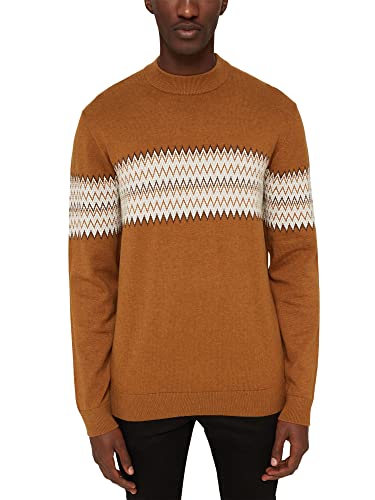 ESPRIT Herren 101EE2I320 Pullover, 239/CARAMEL 5, M von ESPRIT