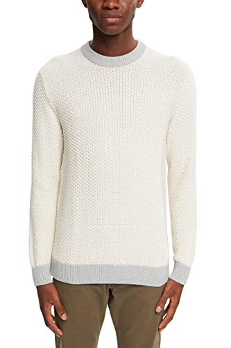 ESPRIT Herren 102CC2I301 Pullover, 056/ICE 2, L von ESPRIT