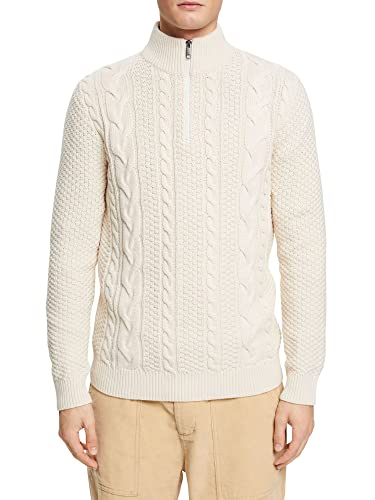 ESPRIT Herren 102EE2I306 Pullover, 114/OFF White 5, XXL von ESPRIT