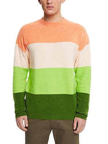 ESPRIT Herren 102EE2I311 Pullover, 320/CITRUS Green, M von ESPRIT