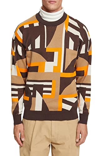 ESPRIT Herren 102EE2I314 Pullover, 200/DARK Brown, XL von ESPRIT