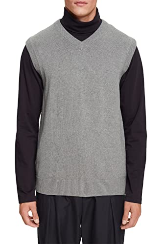 ESPRIT Herren 102EE2I318 Pullover, 039/MEDIUM Grey 5, L von ESPRIT